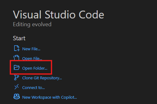 Open Folder